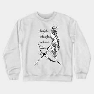 wind in my hair Crewneck Sweatshirt